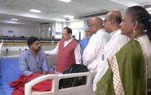 Delhi clashes: Nadda visits RML, Lady Hardinge hospitals, meets injured protestors
