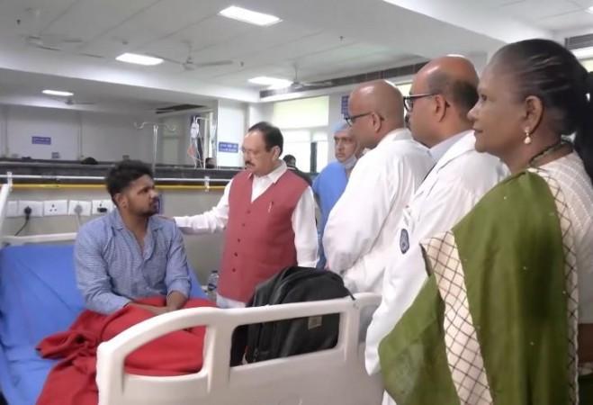 Delhi clashes: Nadda visits RML, Lady Hardinge hospitals, meets injured protestors