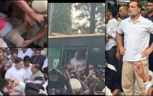 Rahul Gandhi detained by Delhi Police near PM Modi's residence during Congress protest