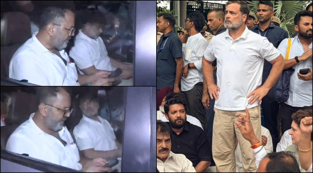Congress Leader Rahul Gandhi Released By Delhi Police, Leaves Chhatrasal Stadium After Detention During NEET-UG Protest
