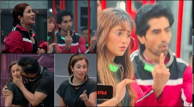 Lock Upp 2 drama: Harshad Chopda shows middle finger to Shreya Kalra; Ram Kapoor forcibly kisses Shreya [Watch]