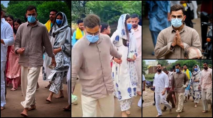 Virat Kohli, Anushka Sharma seek blessings from Premanand Ji Maharaj in Vrindavan; slammed over silence on CJP protests