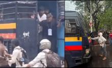 Who is Rhiya Ahir? Model blocks Mumbai Police van; viral video shows man freeing detained students in Mumbai's Chembur