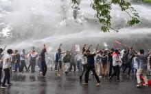Patna student protest: Bihar Assembly erupts over lathi-charge as viral video shows students dancing under police water cannons