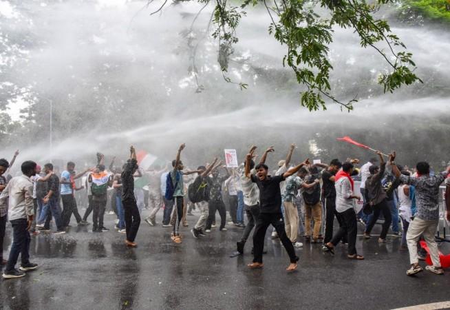 Patna student protest: Bihar Assembly erupts over lathi-charge as viral video shows students dancing under police water cannons Patna student protest: Bihar Assembly erupts over lathi-charge as viral video shows students dancing under police water cannons
