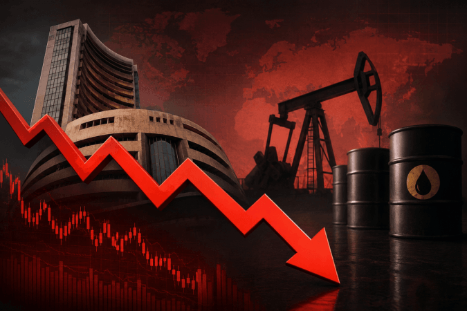 Stock market today: Sensex falls 683 points, Nifty drops below 23,700 on soaring crude prices Stock market today: Sensex falls 683 points, Nifty drops below 23,700 on soaring crude prices