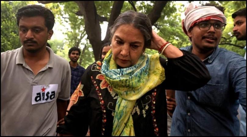 Shabana Azmi down with Swine Flu after participating in student protest Shabana Azmi down with Swine Flu after participating in student protest