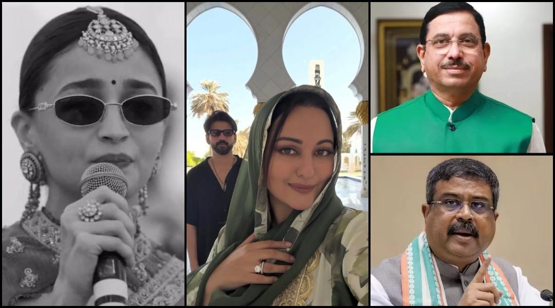 It's done bro: Alia Bhatt, Sonakshi Sinha celebrate democracy as Dharmendra Pradhan resigns as Education Minister