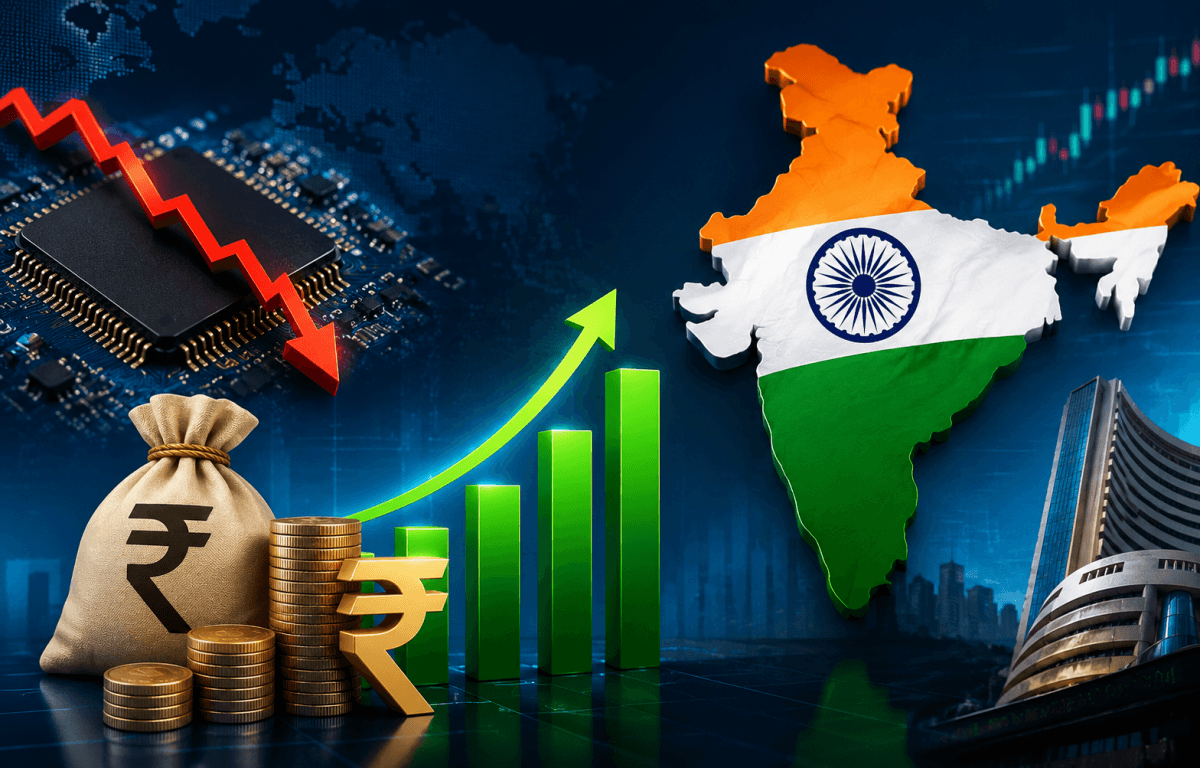 Weakening Global Chip Trade Boosts India Outlook as FPI Inflows Reach Rs 14,945 Crore