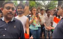 CJP Protesters Apologise To Viral TV Journo Whom They Mocked During His LIVE Reporting