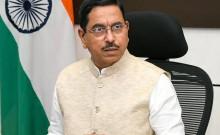 'I Accept It With Humility And A Deep Sense Of Duty': Union Minister Pralhad Joshi Officially Takes Charge As Education Minister; First Visuals Out
