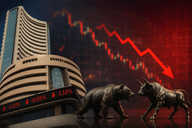 Sensex, Nifty end marginally lower amid broad sell-off across Asian markets