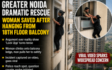 Woman Hangs Herself From Balcony After Having An Argument Over 'Lock Upp' Show, Neighbour's Heroic Intervention Saves He