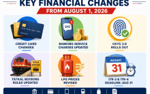 Key financial changes from August 1, 2026: What you need to know