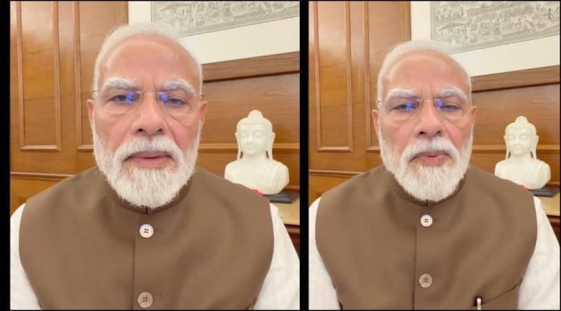 PM Modi back with a selfie video, hails passage of stricter anti-paper leak bill PM Modi back with a selfie video, hails passage of stricter anti-paper leak bill
