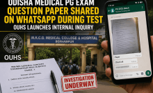Medical PG paper 'shared on WhatsApp' minutes after exam begins in Odisha; officials say not a 'leak'