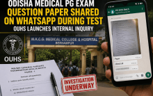 Medical PG paper 'shared on WhatsApp' minutes after exam begins in Odisha; officials say not a 'leak'