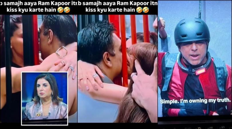 Lock Upp 2: Ram Kapoor- Gautami lock lips; Ram shouts at Farah Khan, disrespects her; fans call him 'mannerless'
