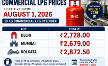 Govt slashes 19kg commercial LPG cylinder prices by over Rs 200 in Delhi, Kolkata | Check prices