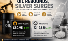 Silver Tops ₹2.19 Lakh, Oil Rebounds on Renewed Hopes of US-Iran Peace Talks