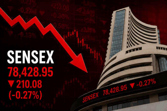 Markets Snap Four-Day Winning Streak, Sensex Falls 210 Points As New Closing Auction Triggers Volatility Markets Snap Four-Day Winning Streak, Sensex Falls 210 Points As New Closing Auction Triggers Volatility