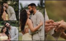 BB fame Jiya Shankar gets engaged to boyfriend Kaaran Dhanak; flaunts diamond ring, cries during dreamy proposal