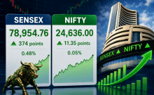 Sensex Climbs 374 Points, Nifty Ends Higher as Lower Oil Prices Boost Market Sentiment