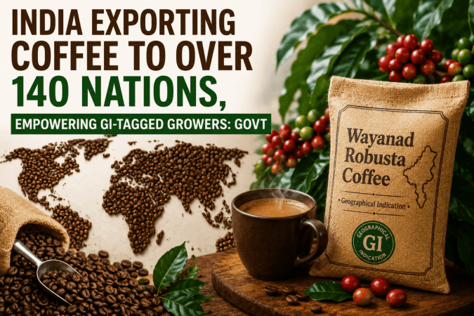 India's coffee exports expand to 140 countries; GI-tagged coffee growers get government support India's coffee exports expand to 140 countries; GI-tagged coffee growers get government support