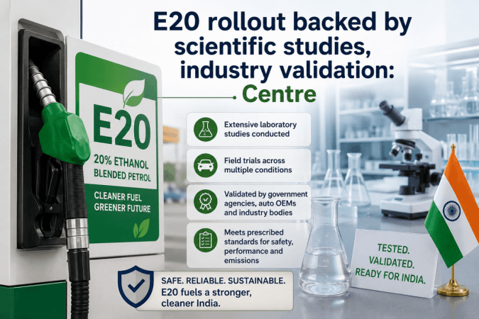 E20 rollout backed by scientific studies, industry validation: Centre