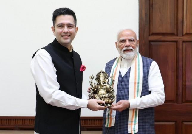 'A morning I will cherish': Raghav Chadha meets PM Modi, says interaction was 'enriching'