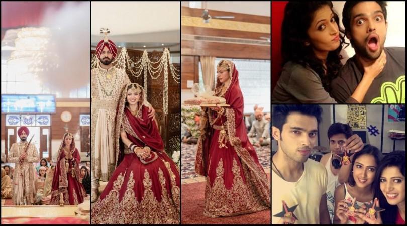 Kaisi Yeh Yaariaan fame Charlie Chauhan marries cricketer Ramandeep Singh in Gurudwara; radiant in red bridal outfit [Wedding Pics Out]
