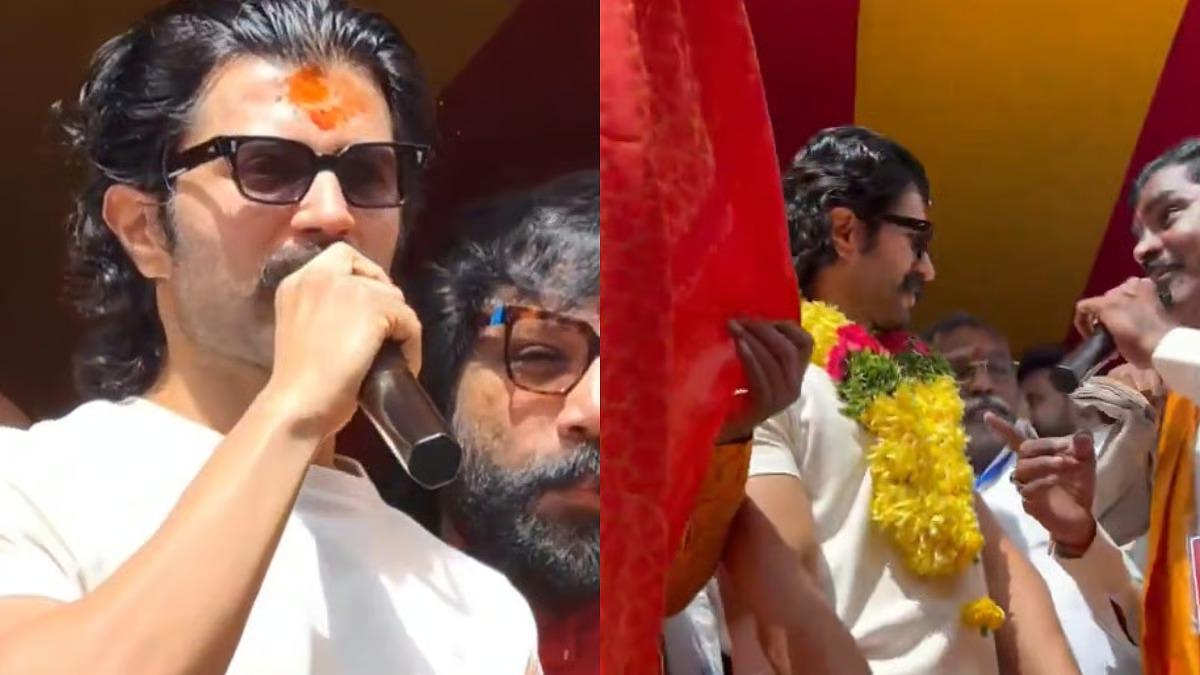 Vijay Deverakonda Joins Hyderabad Bonalu Celebrations, Offers Prayers At Lal Darwaza Mahankali Temple