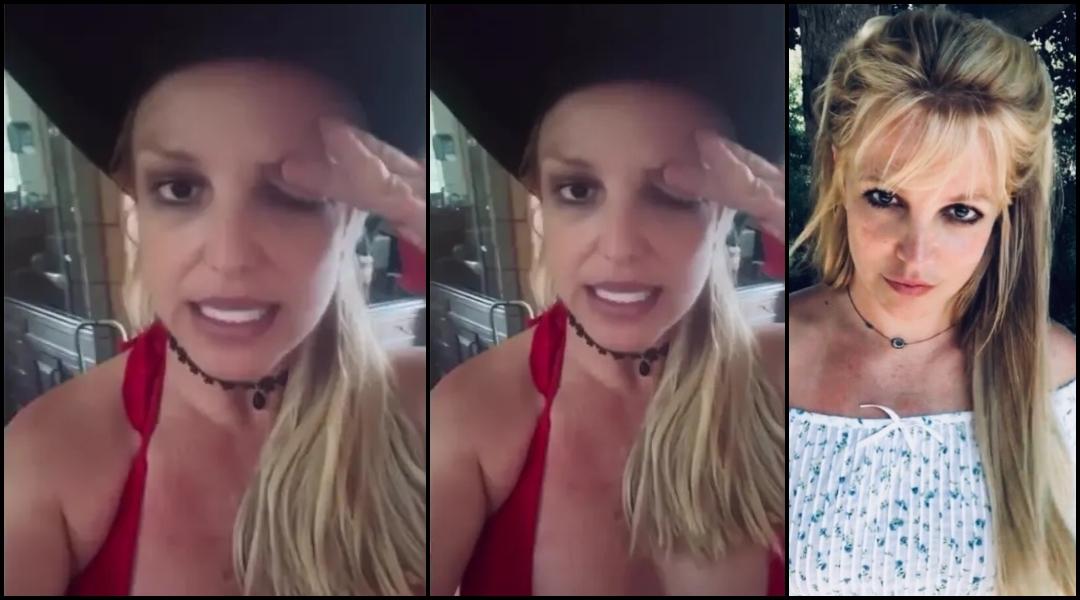 Britney Spears left eye droops down because of botched up botox procedure