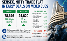 Sensex gains 178 points, Nifty rises 50 points in early trade