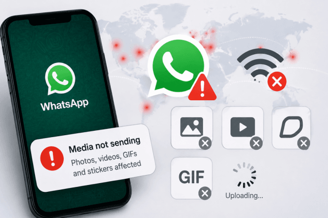 WhatsApp users report disruption in sending photos, videos, GIFs across several countries WhatsApp users report disruption in sending photos, videos, GIFs across several countries