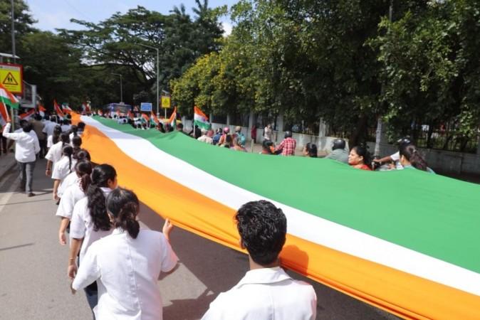 BJP launches 'Har Ghar Tiranga' campaign in Bengaluru, says 'we need not learn patriotism from Congress' BJP launches 'Har Ghar Tiranga' campaign in Bengaluru, says 'we need not learn patriotism from Congress'