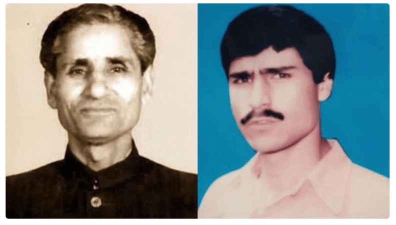 Kashmiri Pandit poet and social activist Sarvanand Kaul Premi and his son Virendra Kaul. Sarvanand Kaul Premi