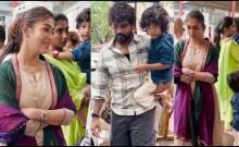 Nayanthara visits Siddhivinayak Temple with husband Vignesh Shivan & twins amid SVC63 shoot, Toxic release