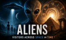 Aliens : Visitors across space or time ?