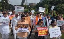 BJP MLAs, MLCs protest against govt over absence of women in Karnataka Cabinet