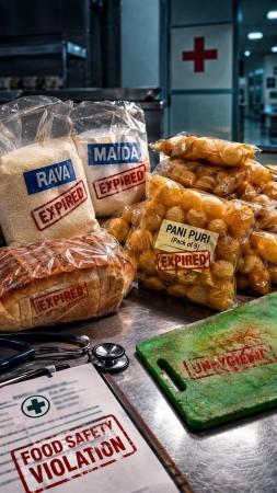 Expired maida, stale bread found in Bengaluru hospital kitchen Expired maida, stale bread found in Bengaluru hospital kitchen