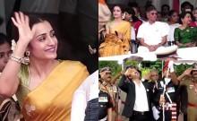 Trisha Krishnan Sits In Front Row With Tamil Nadu CM Vijay's Parents During Independence Day Event In Chennai; Video Goes Viral