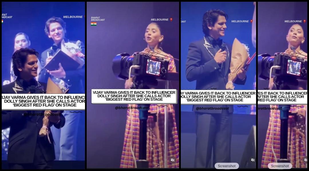 'Nation's Biggest Red Flag': Dolly Singh roasts Vijay Varma at IFFM; he hits back with 'your terrible compliments'