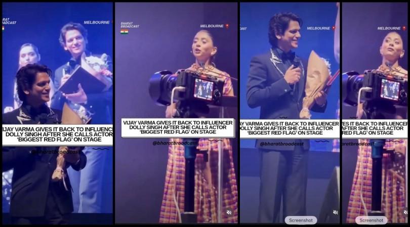 'Nation's Biggest Red Flag': Dolly Singh roasts Vijay Varma at IFFM; he hits back with 'your terrible compliments'