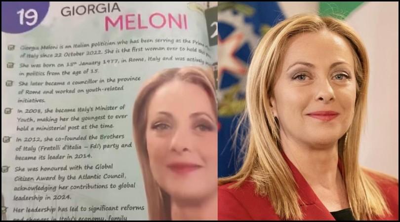Italy PM Giorgia Meloni's Page In Class 6 General Knowledge Book Goes Viral Italy PM Giorgia Meloni's Page In Class 6 General Knowledge Book Goes Viral