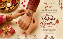 For 2026, the Raksha Bandhan thread ceremony time is from 5:57 AM to 9:48 AM in New Delhi, according to Drik Panchang. The Purnima Tithi begins at 9:08 AM on August 27 and ends at 9:48 AM on August 28.