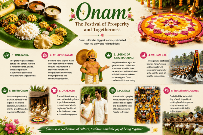 Onam 2026: 8 Traditions and Rituals Behind Kerala's Biggest Festival