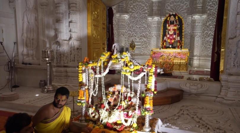 Ayodhya Temple Trust releases visuals of Ram Lalla on 'Jhula' during Sawan celebrations Ayodhya Temple Trust releases visuals of Ram Lalla on 'Jhula' during Sawan celebrations