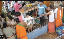 MLA B Suresh Gowda's daughter slaps woman cop at Karnataka temple; officer hits back