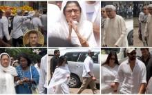 Aruna Irani cries seeing husband Kuku Kohli's mortal remains; Katrina-Vicky Kaushal, Rohit Shetty attend funeral